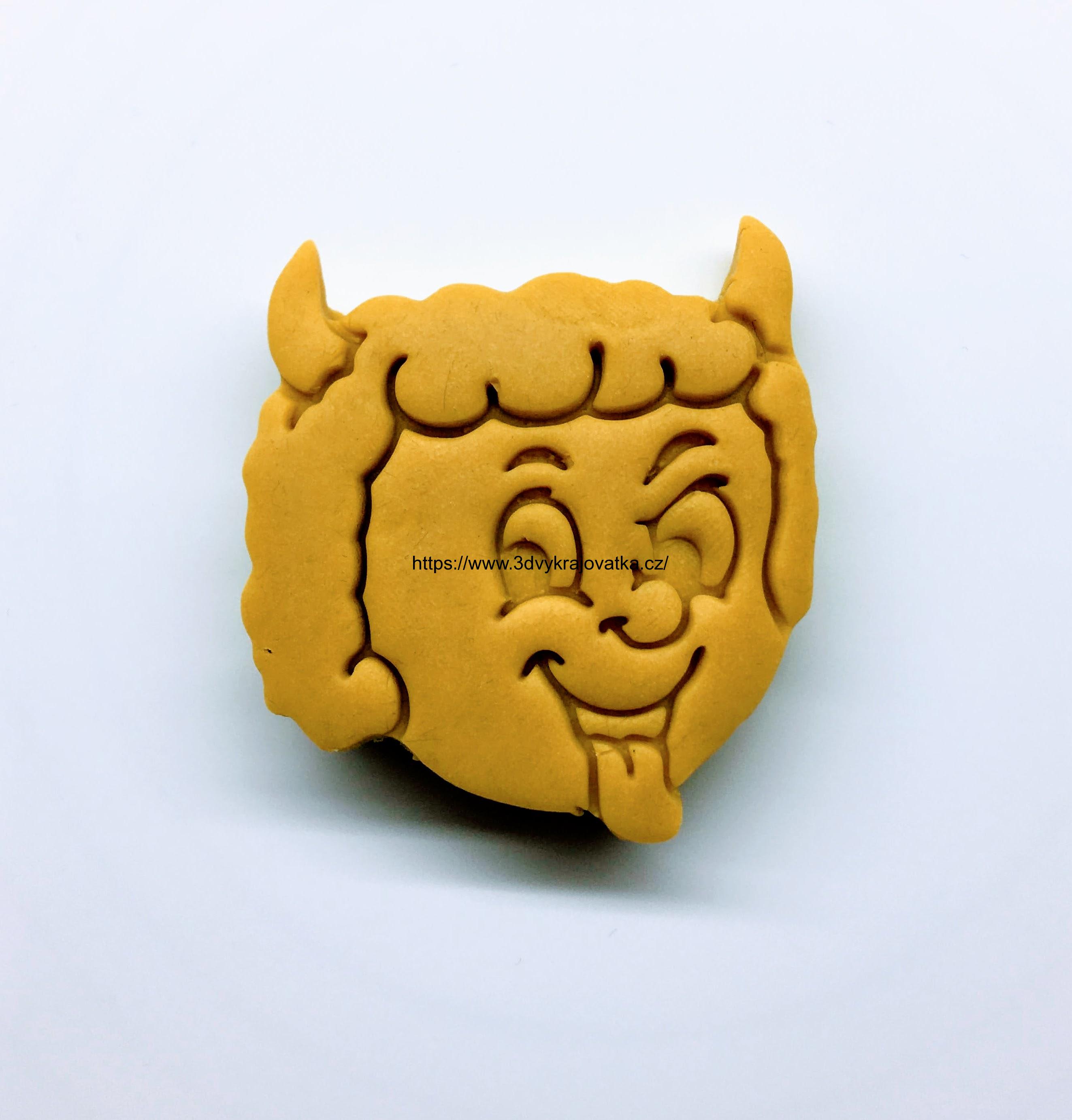 Mikulášské tváře #1 (Mikuláš, čert, anděl) vykrajovátko