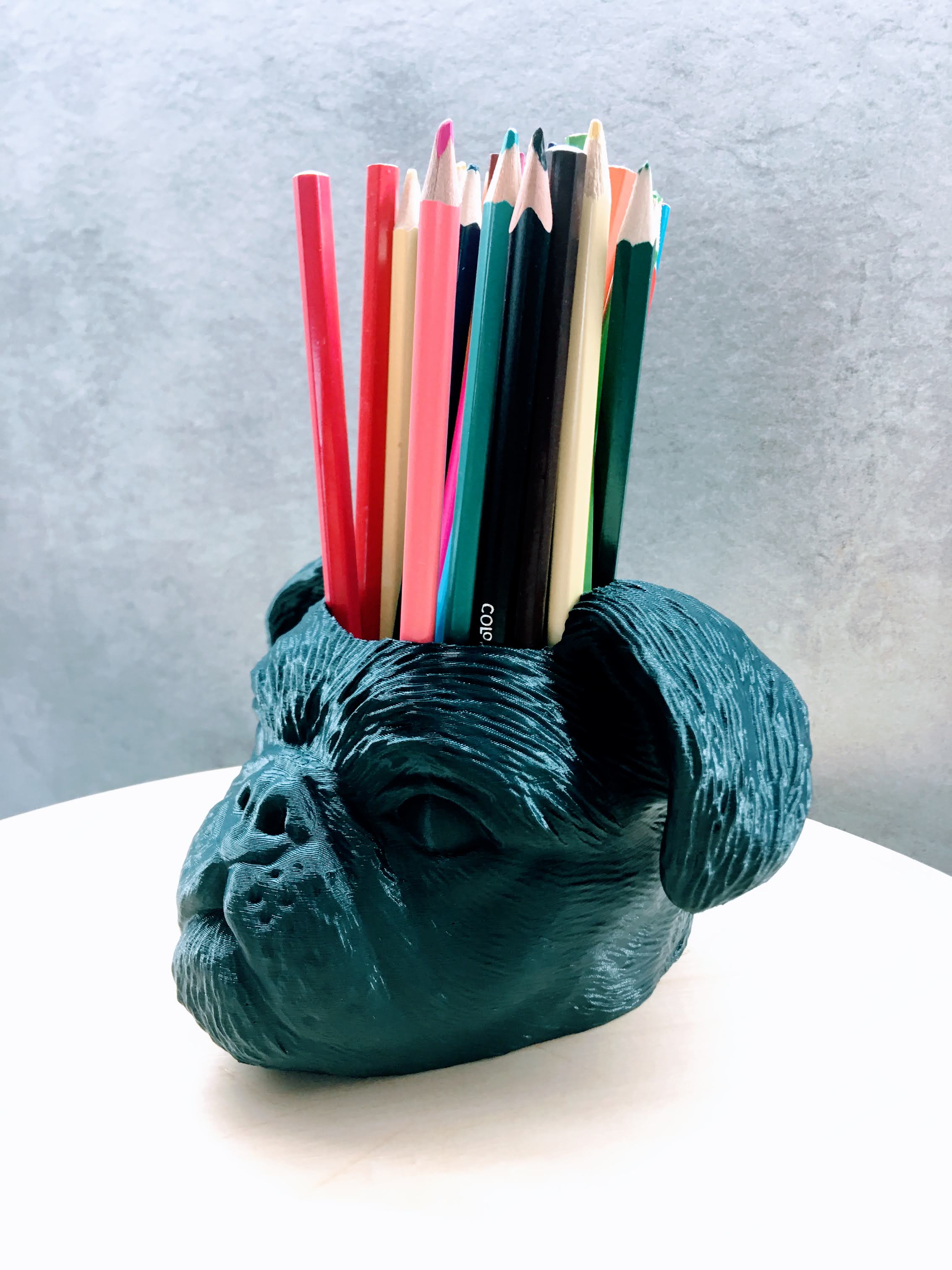 Brabantík - kelímek na tužky (hnědá, šedá, zelená a jiná dle domluvy)