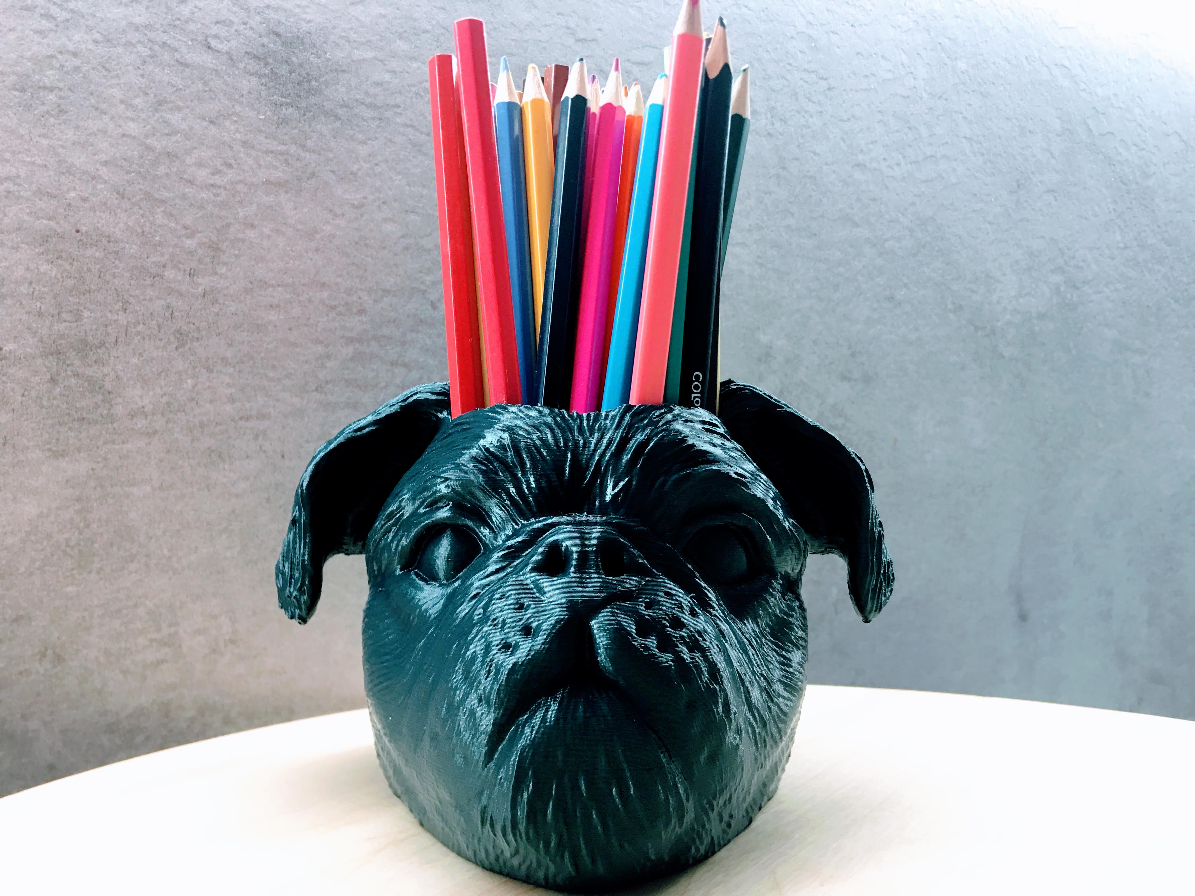 Brabantík - kelímek na tužky (hnědá, šedá, zelená a jiná dle domluvy)