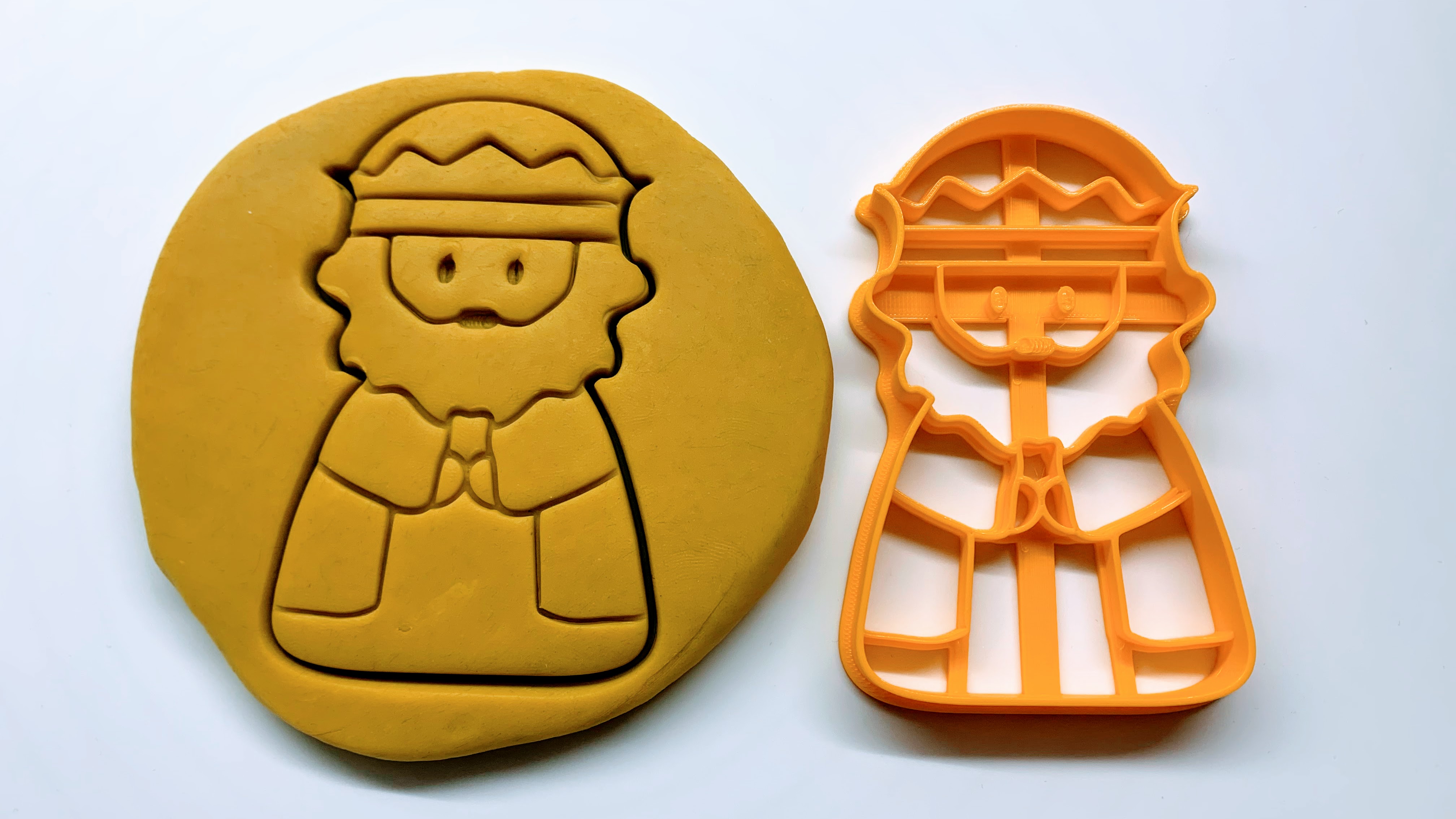 TŘI KRÁLOVÉ - KAŠPAR, MELICHAR, BALTAZAR vánoční vykrajovátka - SET 3ks