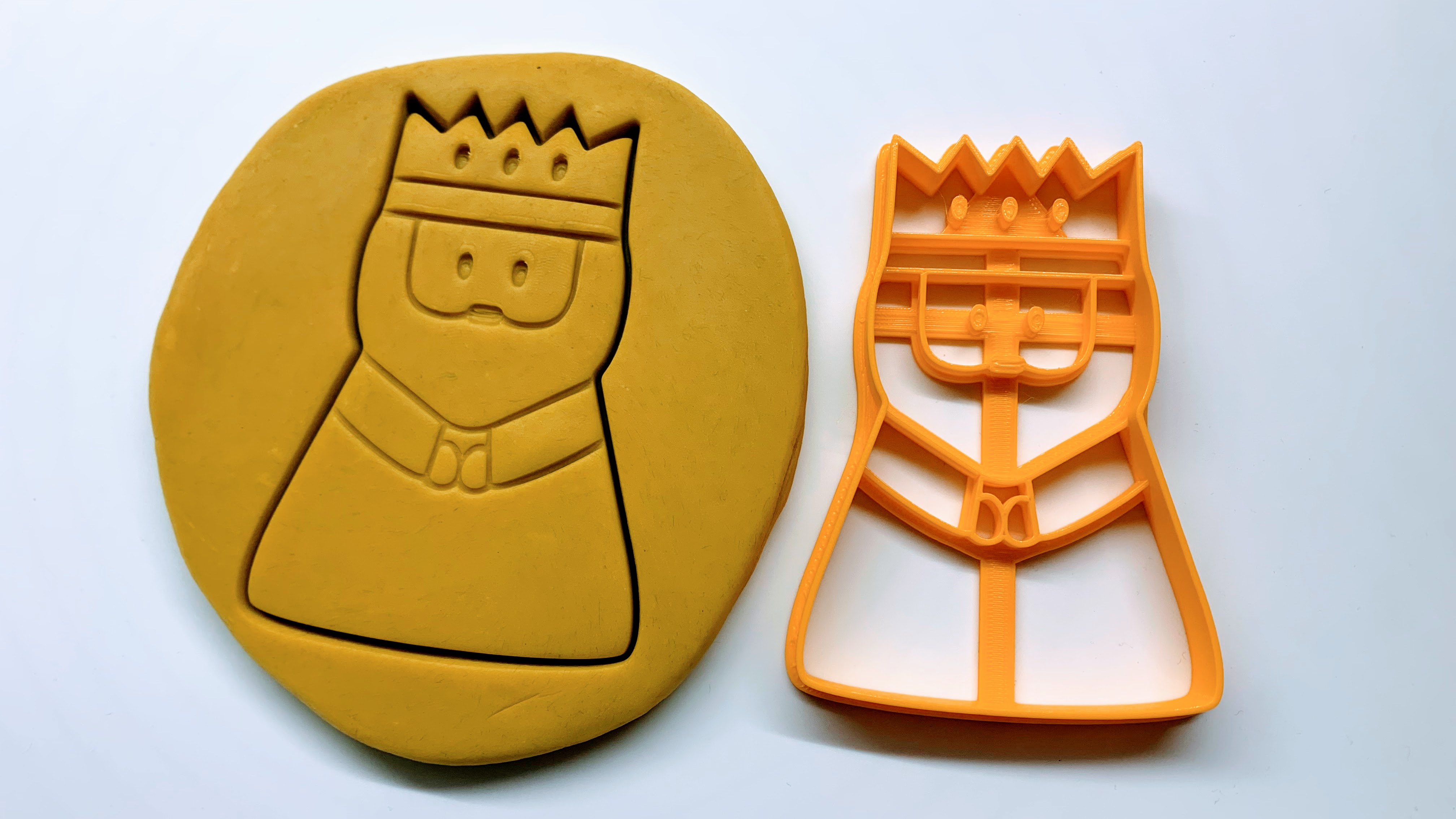 TŘI KRÁLOVÉ - KAŠPAR, MELICHAR, BALTAZAR vánoční vykrajovátka - SET 3ks