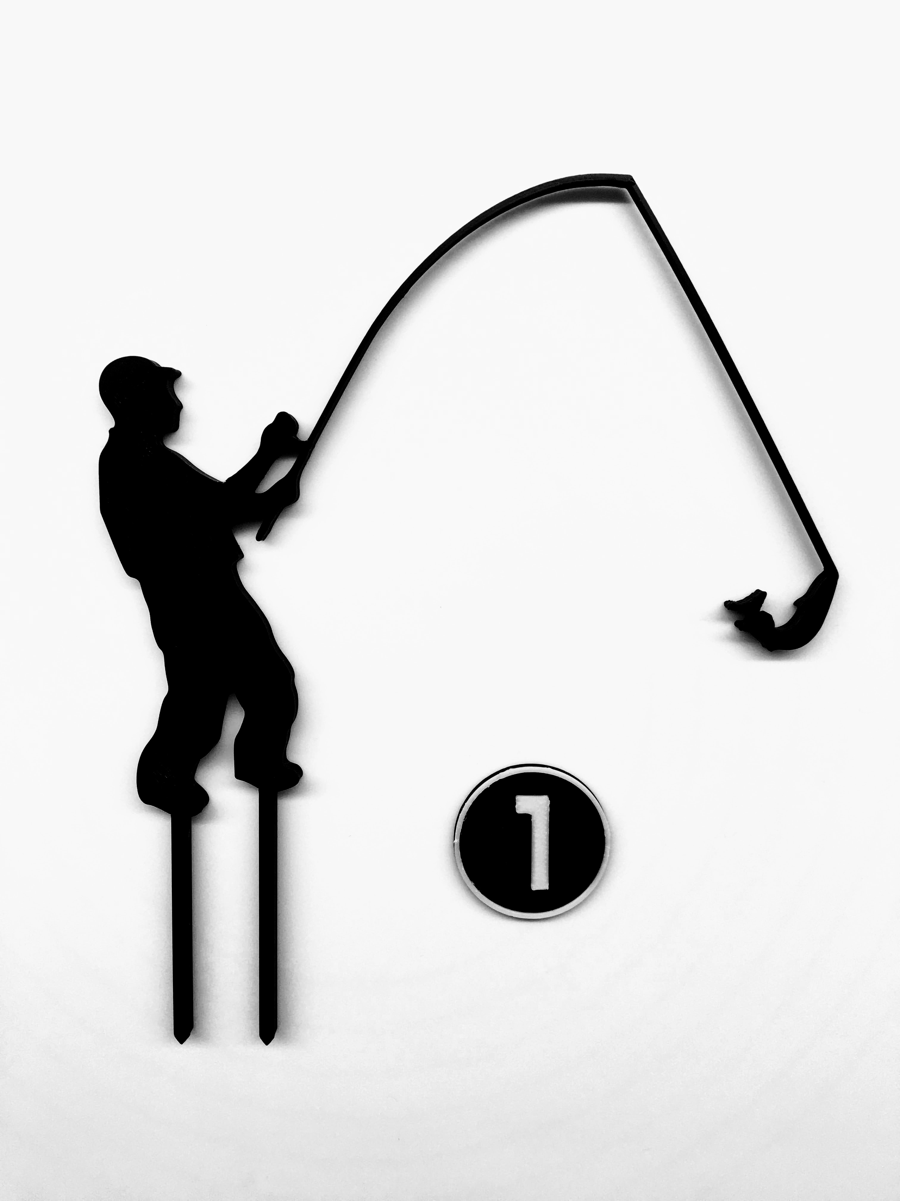 Zápich - Rybář / Rybáření (možnost jména, věku)