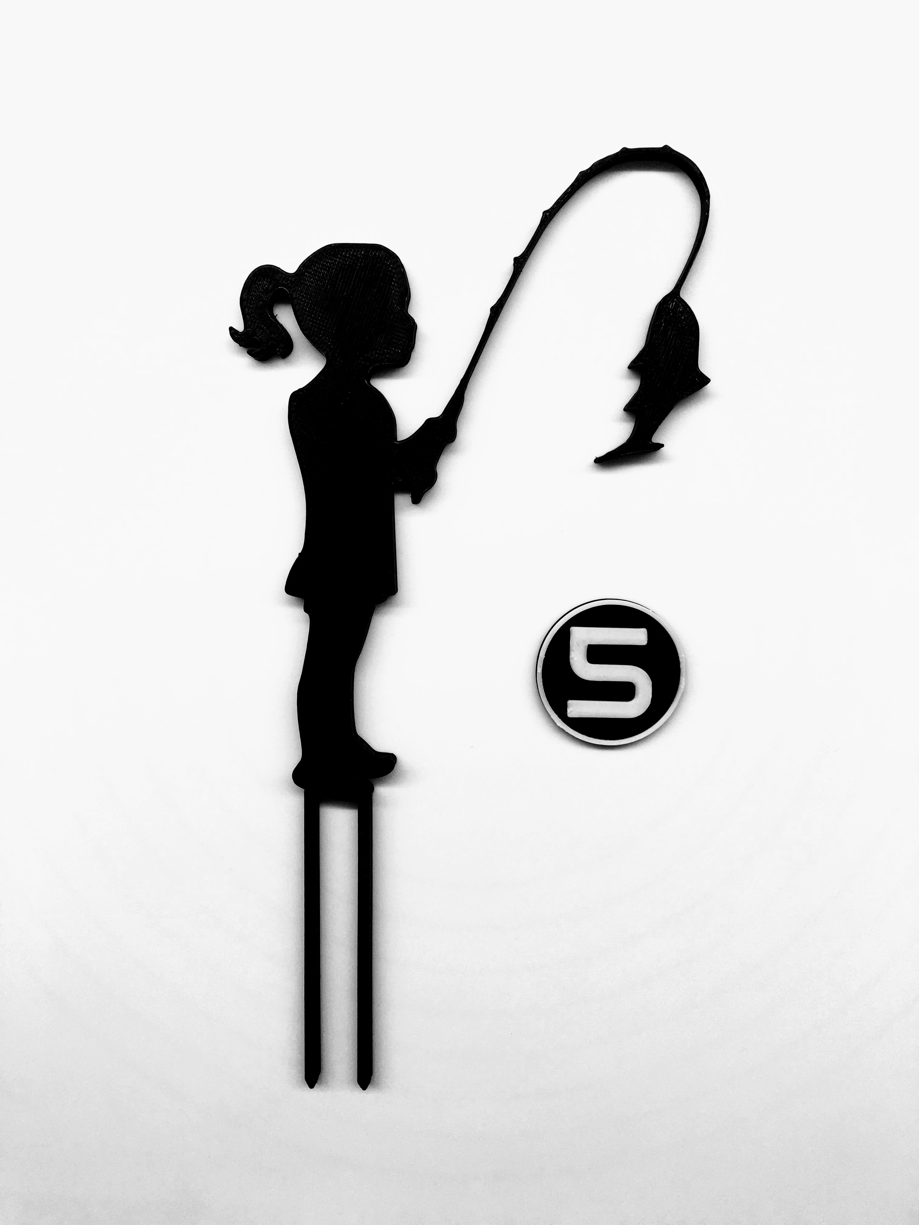 Zápich - Rybář / Rybáření (možnost jména, věku)