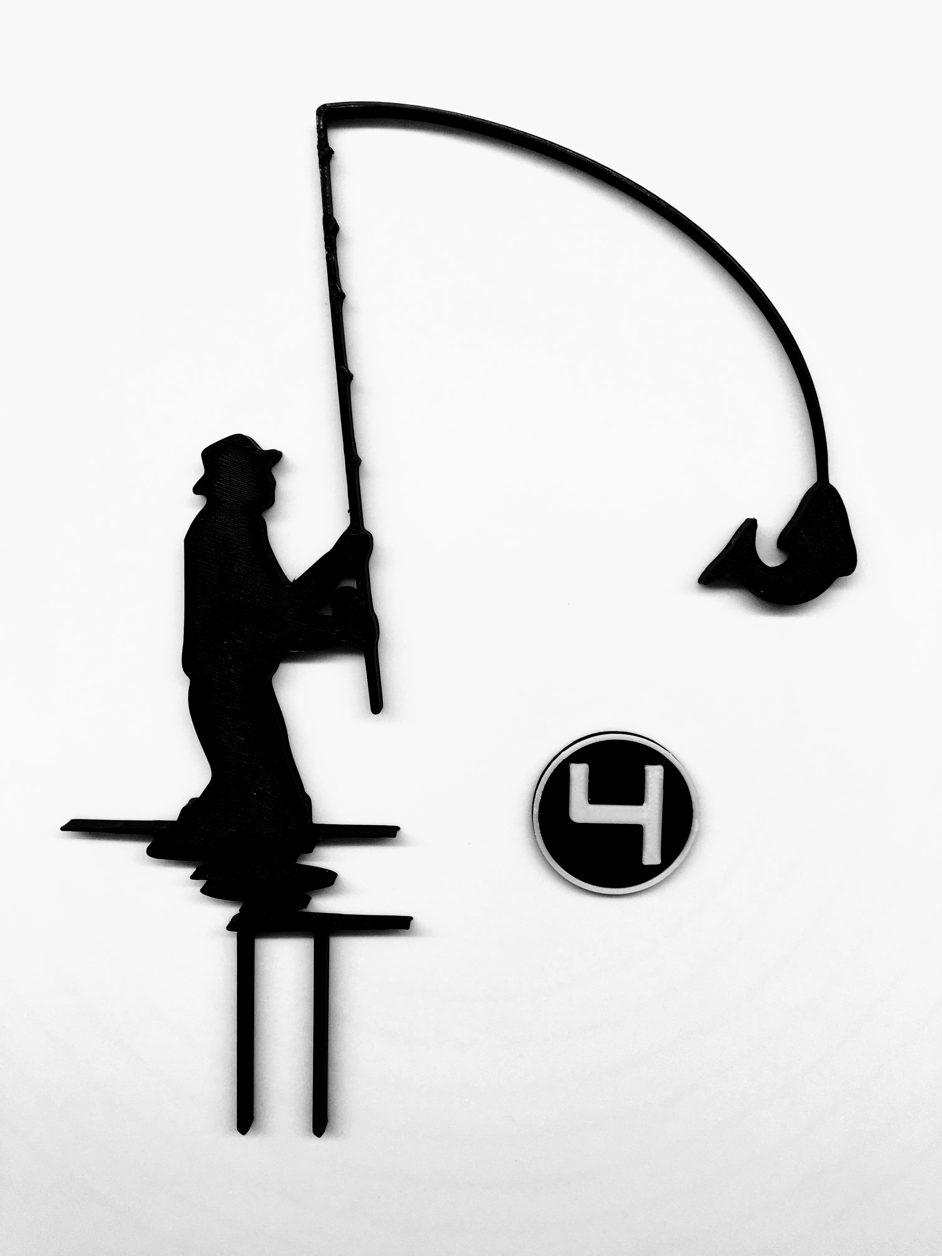 Zápich - Rybář / Rybáření (možnost jména, věku)