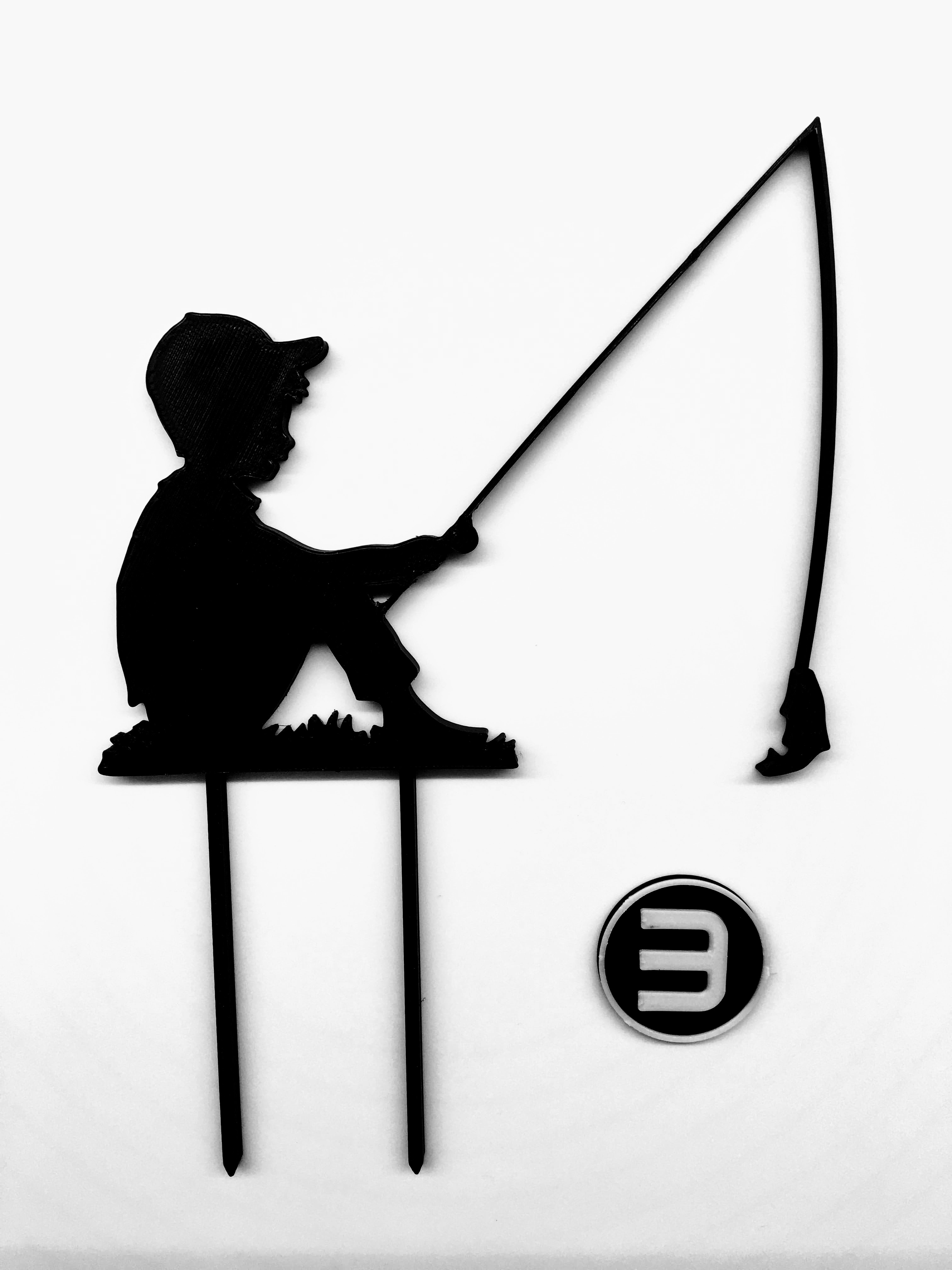 Zápich - Rybář / Rybáření (možnost jména, věku)