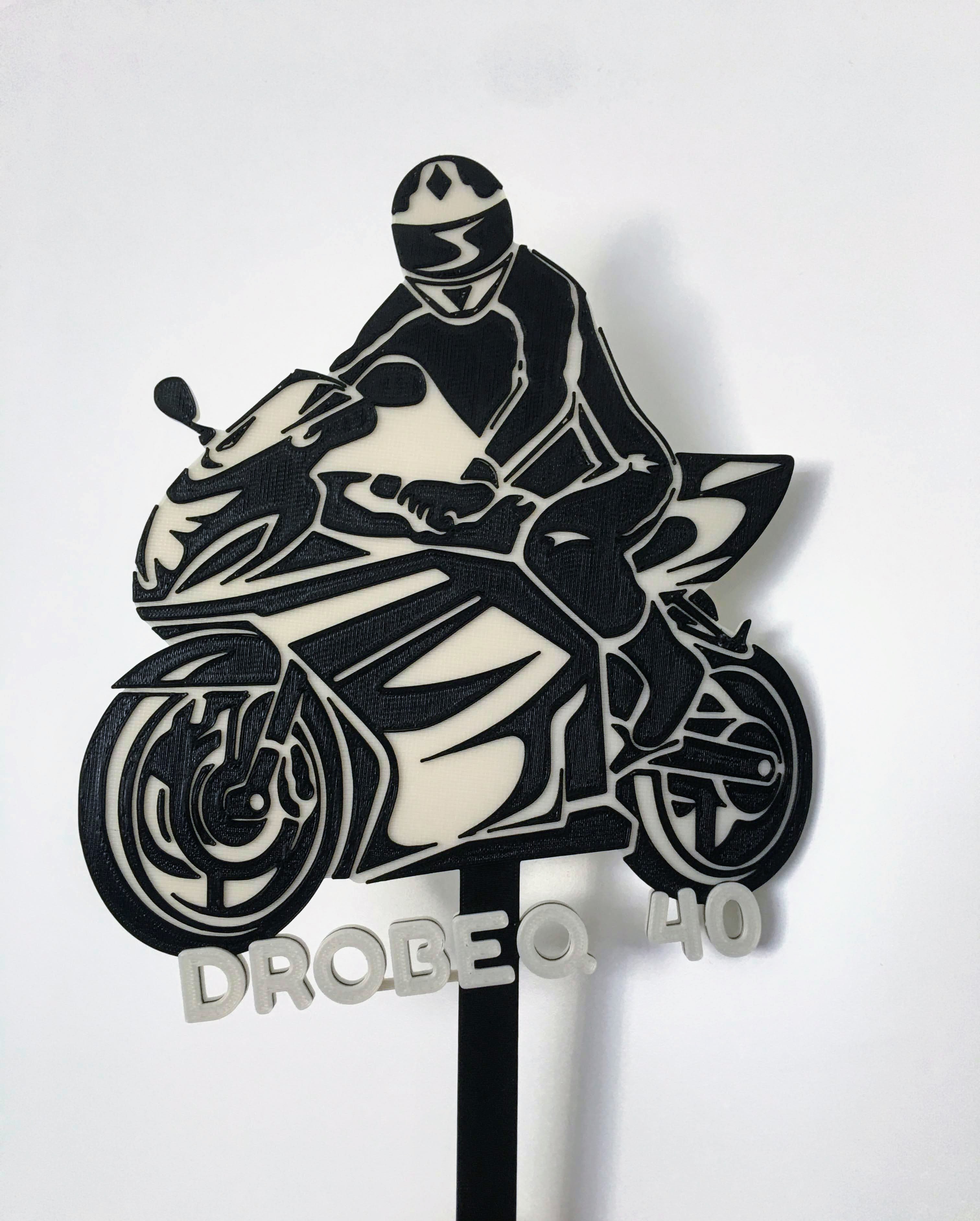 Zápich Motorkář (možnost jména, věku)