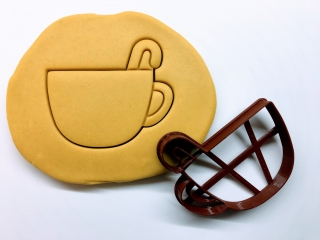 Vánoční hrnek s candy vykrajovátko